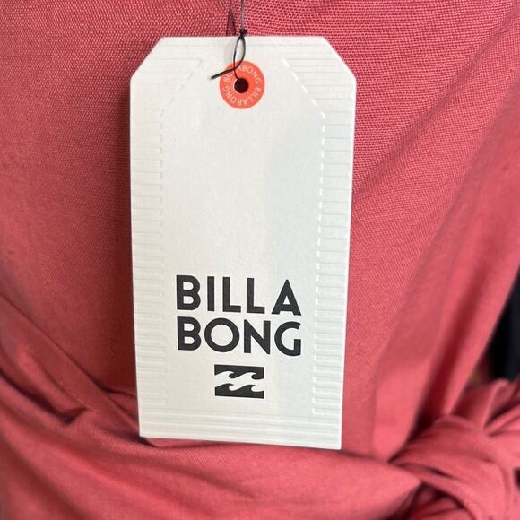 Billabong Wrap Mini Dress Peach Size XS - Picture 3 of 3